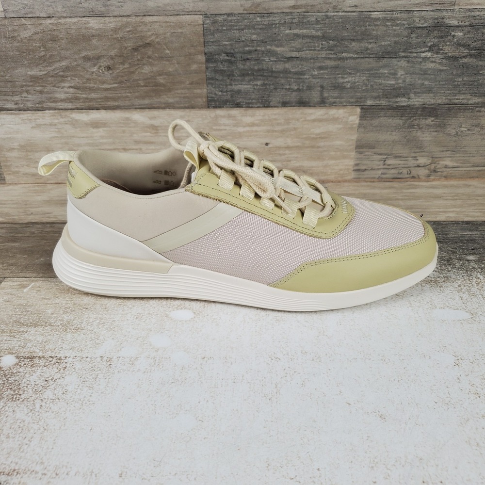 Wolf & Shepherd Crossover Victory Trainer Mens Sz 9 M Off-White Olive Sneakers